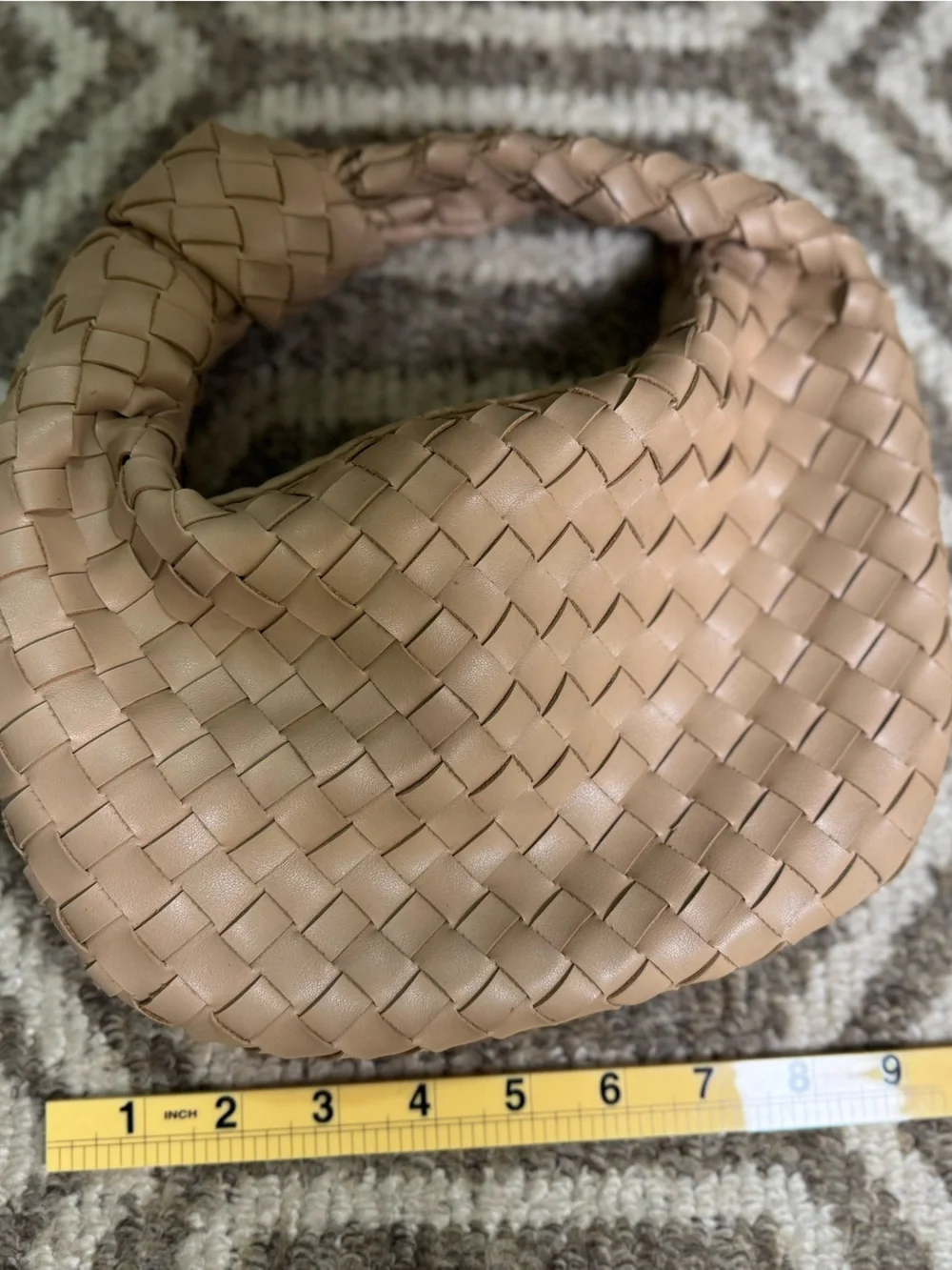 Urban Expressions Neutral Woven Hobo Bag - Beige